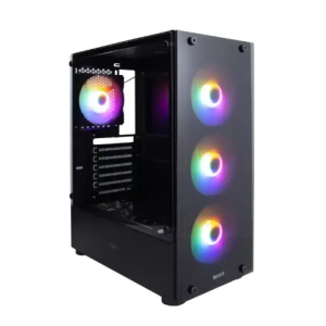 Fox PC Case FOR GAMING PC RGB LIGHT 1 SIDE GLASS
