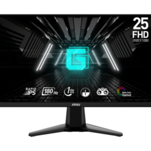 MSI G255F 25-Inch Full HD 180Hz Rapid IPS Gaming Monitor | 1ms GTG, FreeSync Premium, HDR Ready