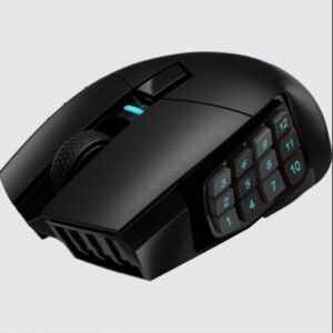 Corsair SCIMITAR ELITE Wireless MMO Gaming Mouse – 18K DPI, 16 Programmable Buttons, RGB