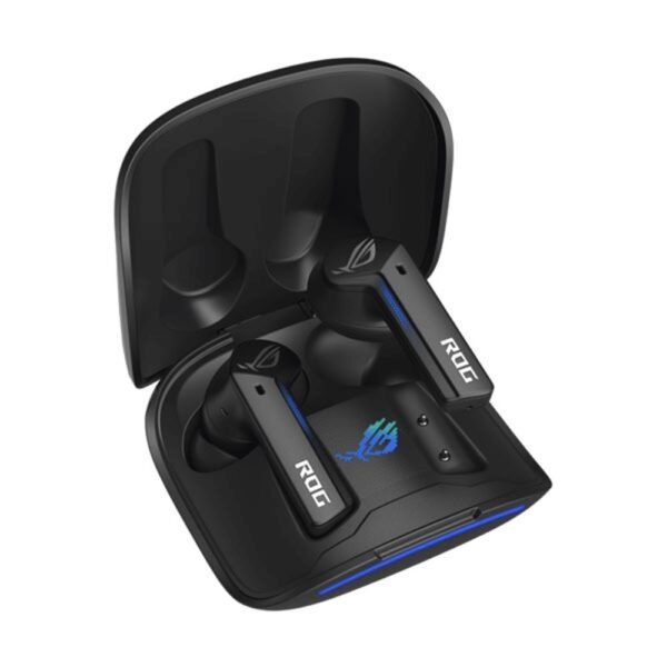 ASUS ROG Cetra True Wireless Gaming Earbuds Black, Low-Latency Bluetooth, Active Noise Cancelation, 27-Hour Battery Life, IPX4 Water Resistance, Headphone with Wireless Charging