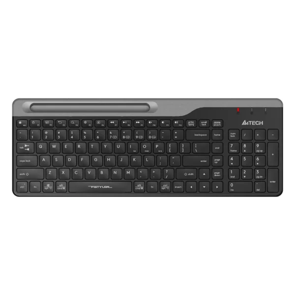 A4tech FBK25 Fstyler Bluetooth + 2.4G Connection 2-section Keyboard, USB, US Layout – Black