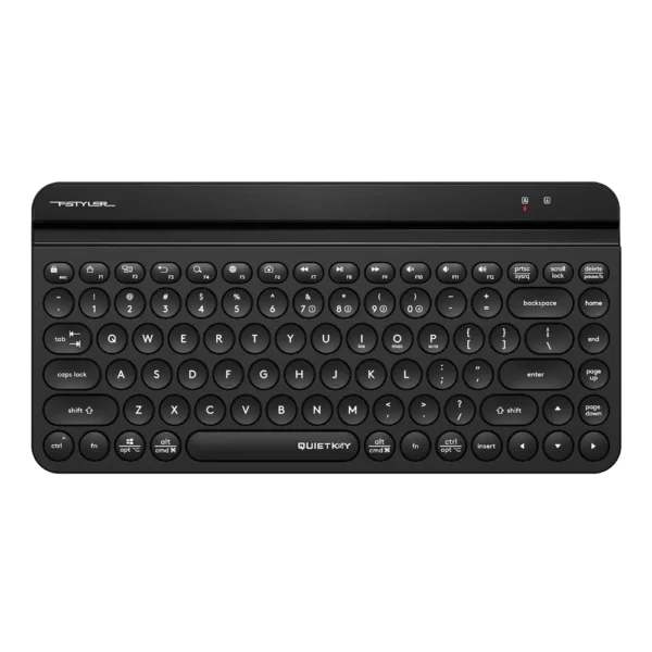 A4tech FBK30 Fstyler Bluetooth & 2.4G Quiet Key Keyboard, USB, US Layout – Black