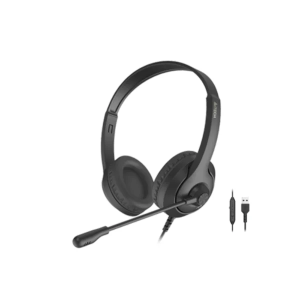 A4tech FH100U Fstyler USB Headphone Stone – Black