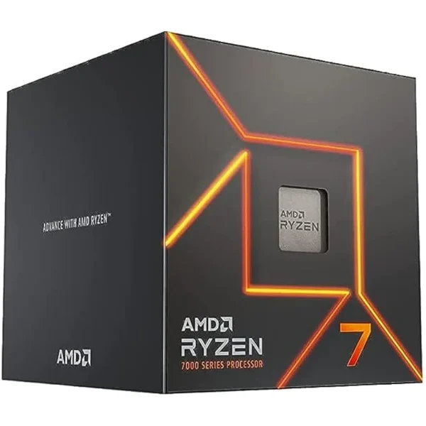 AMD Ryzen 7 7700 8-Core, 16-Thread Unlocked Desktop Processor – Tray