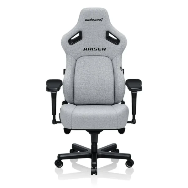 AndaSeat Kaiser 4 XL V2 Premium Fabric Gaming Chair – Ash Gray
