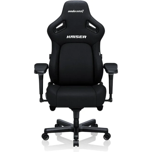 AndaSeat Kaiser 4 XL V2 Premium Fabric Gaming Chair – Carbon Black