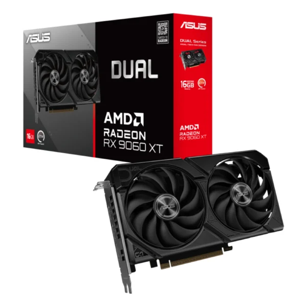 ASUS Dual Radeon RX 9060 XT 16GB GDDR6 OC Gaming Graphics Card