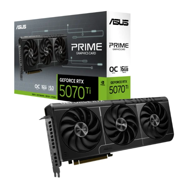 ASUS PRIME GeForce RTX 5070 Ti 16GB GDDR7 OC Gaming Graphics Card