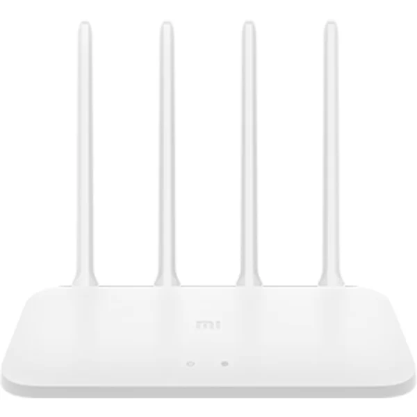 Xiaomi Mi DVB4231GL 4C N300 Wireless WiFi Router, 300Mbps, 4 High-Gain Antennas, 2.4GHz Single Band, 2 LAN Ports, Easy App Management – White